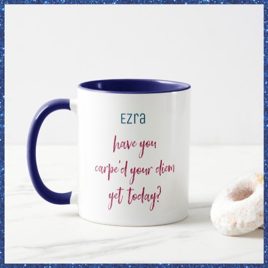 Mug Inspiration et autonomisation Carpe Diem