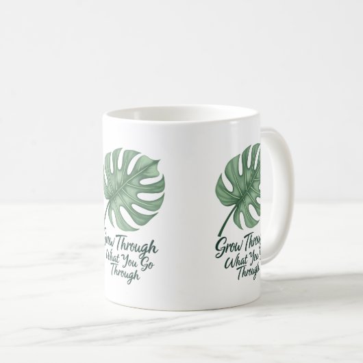 Mug Inspiration feuillue (Devant droit)