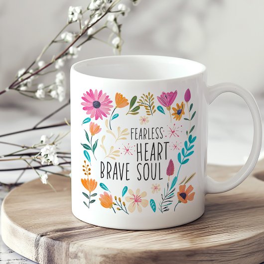 Mug Inspiration Fleur sauvage colorée Autosoins