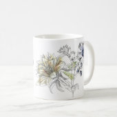 Mug Inspiration florale pour maman (Devant droit)