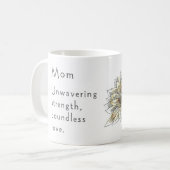 Mug Inspiration florale pour maman (Devant gauche)