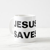 Mug Inspiration "Jésus Sauvons" (Devant gauche)