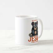 Mug Inspiration Ours Jésus foi chrétienne (Devant droit)