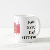 Mug Inspiration pour peindre la peinture chaque jour (Devant droit)
