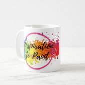 Mug Inspiration pour peindre la peinture chaque jour (Devant gauche)