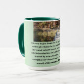 Mug Inspiration Quiet Courage (Devant gauche)