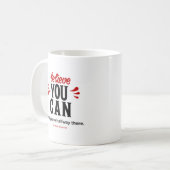 Mug Inspiration Quote Believe you can (Devant gauche)