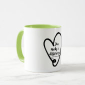 Mug Inspiration : Vous faites une différence (Devant gauche)