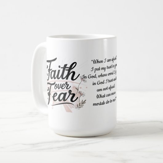 Mug Inspirational Bible Verse Coffee Cup (Devant gauche)