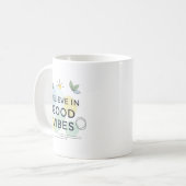 Mug Inspirational Good Vibes Only Motivational Gift (Devant gauche)