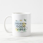 Mug Inspirational Good Vibes Only Motivational Gift (Gauche)