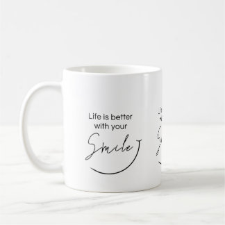 Mug Inspirational Minimalist Typography Quote Gift