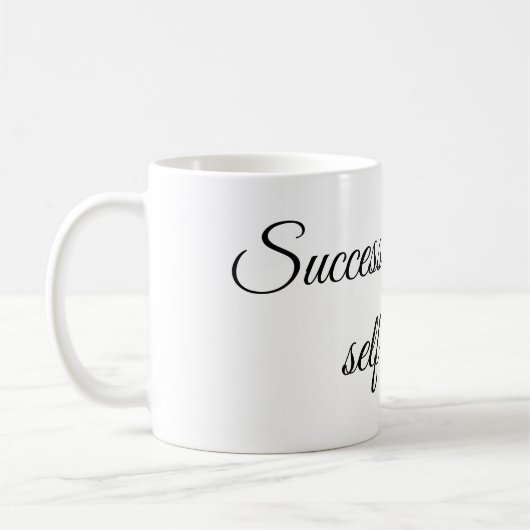 Mug Inspirational Motivation Quote Design” (Gauche)