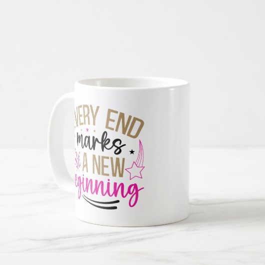 Mug Inspirational New Beginnings (Devant gauche)