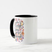 Mug Inspirational Resilience and Strength Message (Devant gauche)