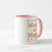 Mug Inspirational Sparkly "Made of Magic" (Devant droit)