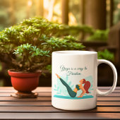 Mug Inspirational Yoga Lover Cadeau - Personnalisable