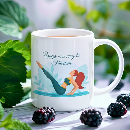 Mug Inspirational Yoga Lover Cadeau - Personnalisable