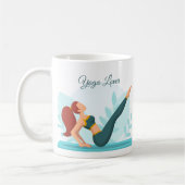 Mug Inspirational Yoga Lover Cadeau - Personnalisable (Gauche)