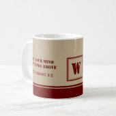 Mug Inspirationnel ASPIRE HAUT INSPIRE Motivationnel (Devant gauche)