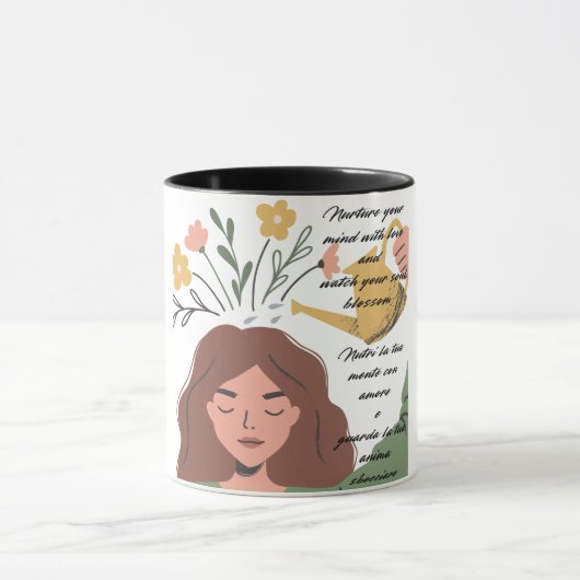 Mug Inspirationnel auto-amour (Centre)
