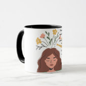 Mug Inspirationnel auto-amour (Devant gauche)