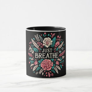 Mug Inspirationnel/chrétien/Juste Respirer