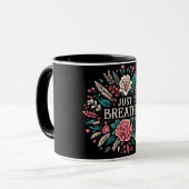 Mug Inspirationnel/chrétien/Juste Respirer (Devant gauche)
