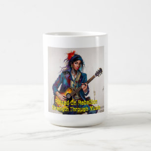 Mug Inspirationnel de l'Art Guitariste Rebel customisé