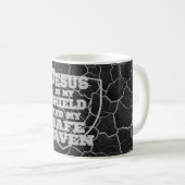 Mug Inspirationnel, Encourageant Jésus Citer Christian (Devant droit)
