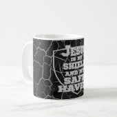 Mug Inspirationnel, Encourageant Jésus Citer Christian (Devant gauche)