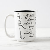 Mug Inspirationnel - Le Cheval (Gauche)