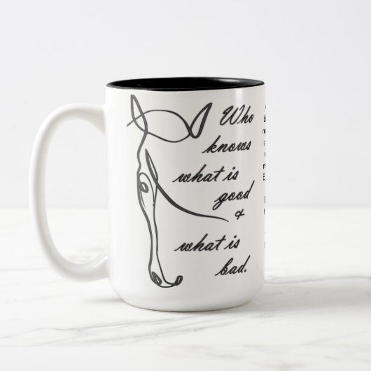 Mug Inspirationnel - Le Cheval (Gauche)