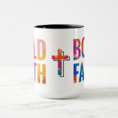 Mug inspirationnel multicouleur de foi audacieuse (Centre)