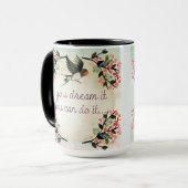 Mug Inspirationnel Si Vous Rêvez L'Aquarelle (Devant gauche)