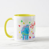 Mug Inspirationnel Unicorne auto-fabriqué (Gauche)