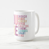 Mug Inspirationnel Vous Êtes Suffisant (Devant droit)