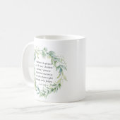 Mug Inspirationnelle Bible Verse Jérémie 29:11 (Devant gauche)