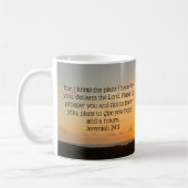 Mug Inspirationnelle Bible Verse Jérémie 29:11 Lever d (Gauche)