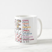 Mug Inspirationnelle Elle Est Maman Aimée (Devant droit)