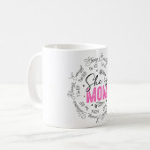 Mug Inspirationnelle Elle Est Maman Aimée (Devant gauche)
