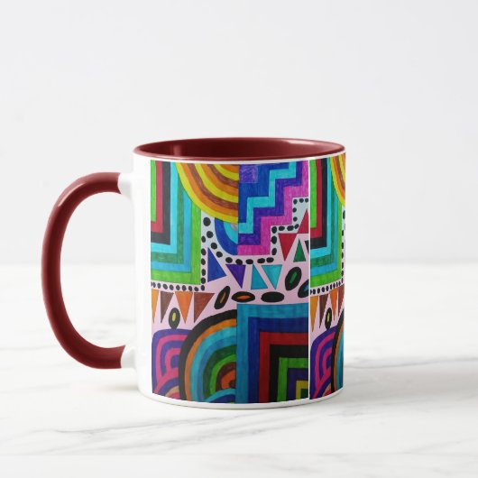 Mug Inspirations africaines colorées (Gauche)
