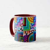 Mug Inspirations africaines colorées  (Devant gauche)