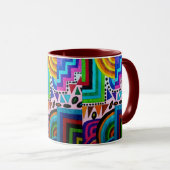 Mug Inspirations africaines colorées  (Devant droit)