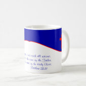 Mug Inspiré du drapeau chrétien (Devant droit)
