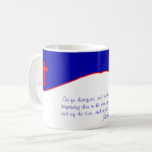 Mug Inspiré du drapeau chrétien (Devant gauche)