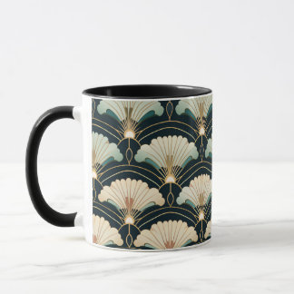 Mug Inspiré par le Japon à motif or