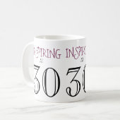 Mug Inspirer à 30 trentième anniversaire Cadeau (Devant gauche)