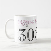 Mug Inspirer à 30 trentième anniversaire Cadeau (Gauche)