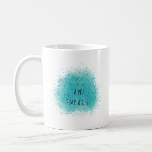 Mug Inspirer Je Suis Assez Simple Citation D'Affirmati (Gauche)